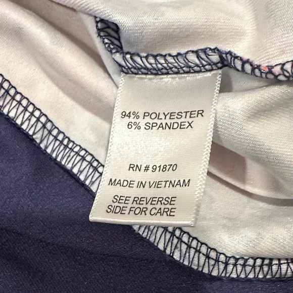 Pebble Beach | Women’s Navy and Floral Print Dress - Picture 14 of 16